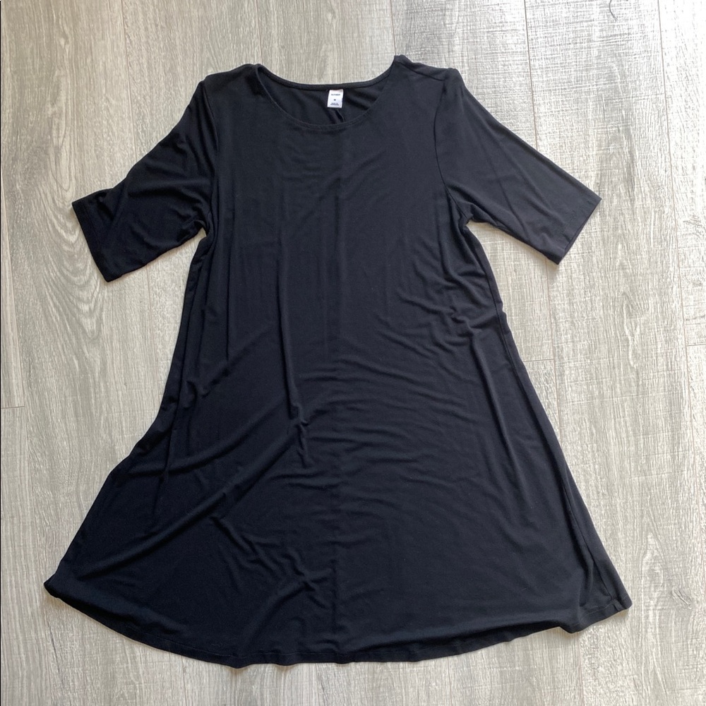 Women’s Black Old Navy Casual Swing Dress
